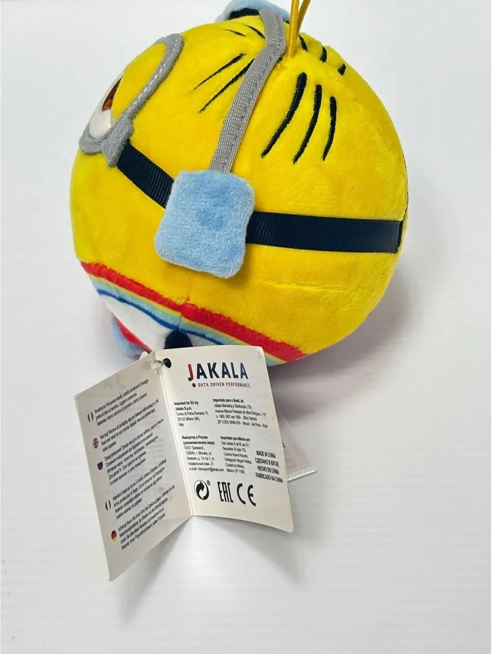Minions The Rise of Gru Plush Toy - Stuart Minion Round Soft Plush Toy -NEW